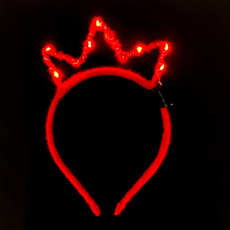 빛나는 와이어 크라운 레드