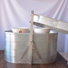 手提送菜木质饭店铝制多层防滑大容量提盒木送饭的提盒食盒保温