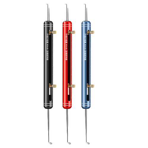 Micano sub-line knotter double-needle fishhook three-in-one multi-function fast blind poke decoupler hook distance locator