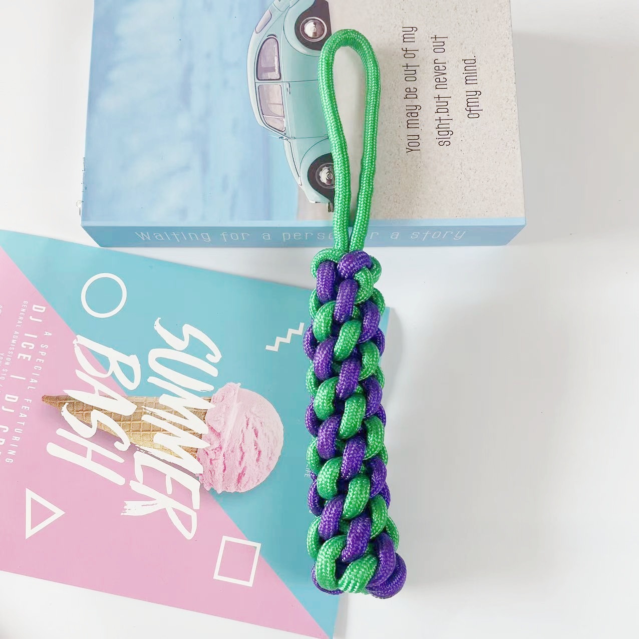 Amazon para juguetes de perros, mascotas, juguetes de algodón resistentes a la mordida, palos de maíz portátiles, cuerda de molienda de polipropileno