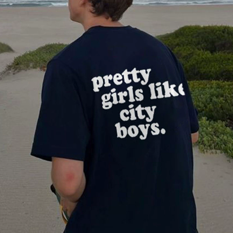 FM 2025 трансграничная мужская летняя популярная футболка европейского размера с 3D цифровым принтом и буквами, простые топы с короткими рукавами