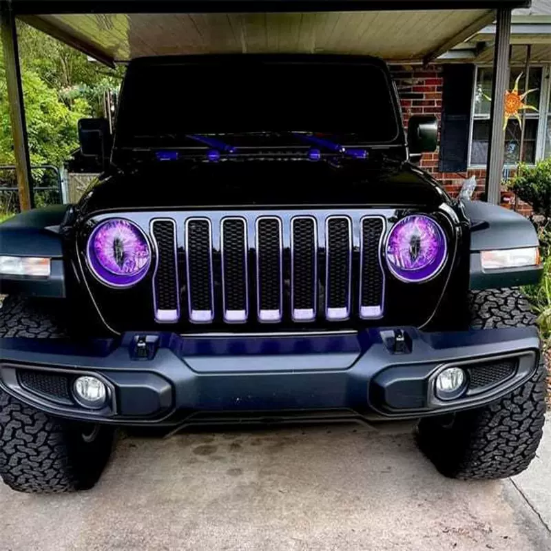 Популярные BeastEyesHeadlightDecals — наклейки с глазами зверя, наклейки на глаза для Wrangler, наклейки для фар в северном стиле