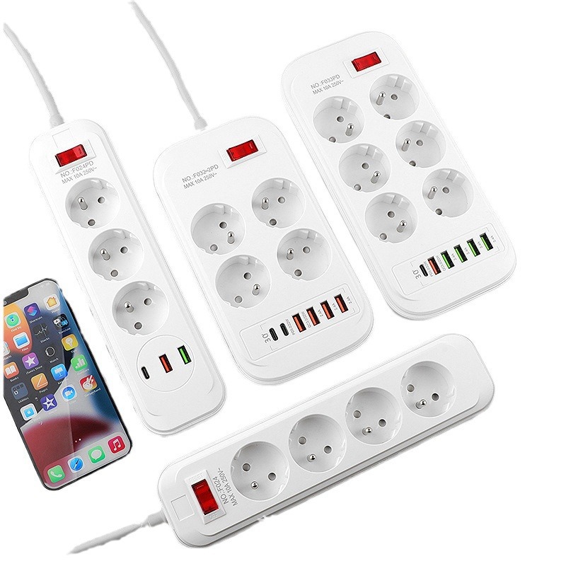 Exportación de África Francia regulaciones legales y estándares de enchufe de doble círculo enchufe USB TYPE-C