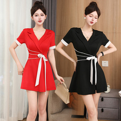 足療養生會所足浴技師工作服女新款性感美容院美容師氣質職業套裝