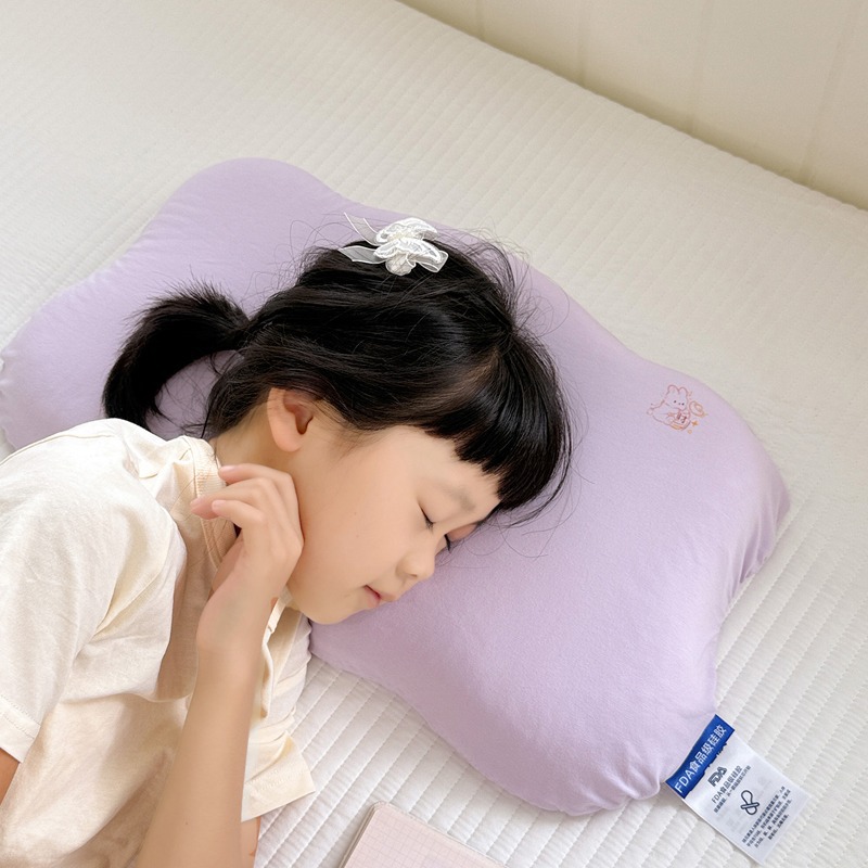 Classe A nube de silicona para niños jardín de infantes para estudiantes individuales almohada de cuello suave siesta almohada especial para dormir
