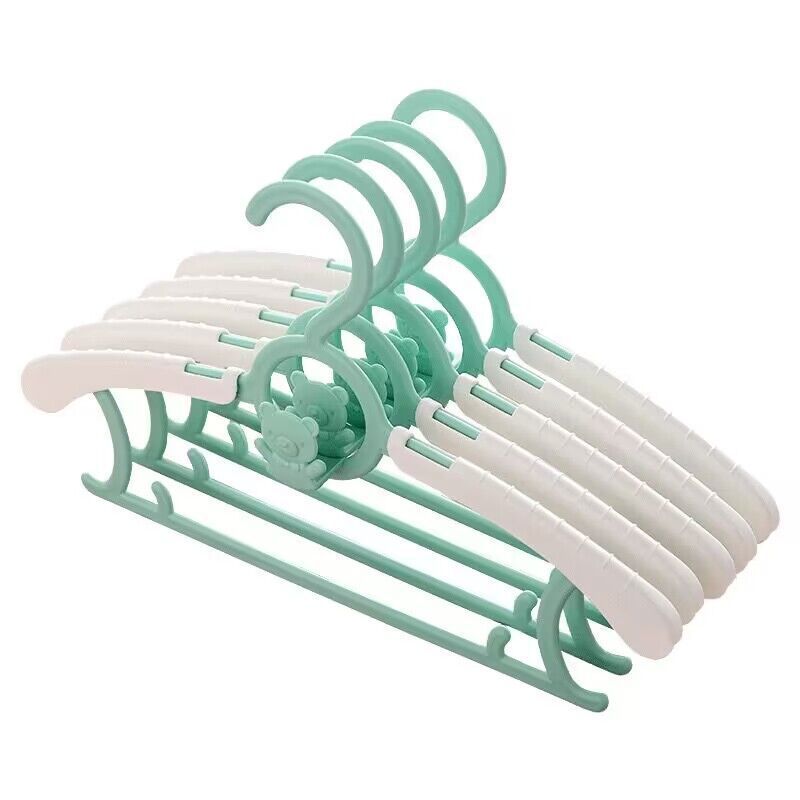 [37g de masa] percha de ropa infantil soporte multifuncional retráctil bebé percha de ropa recién nacida para niños