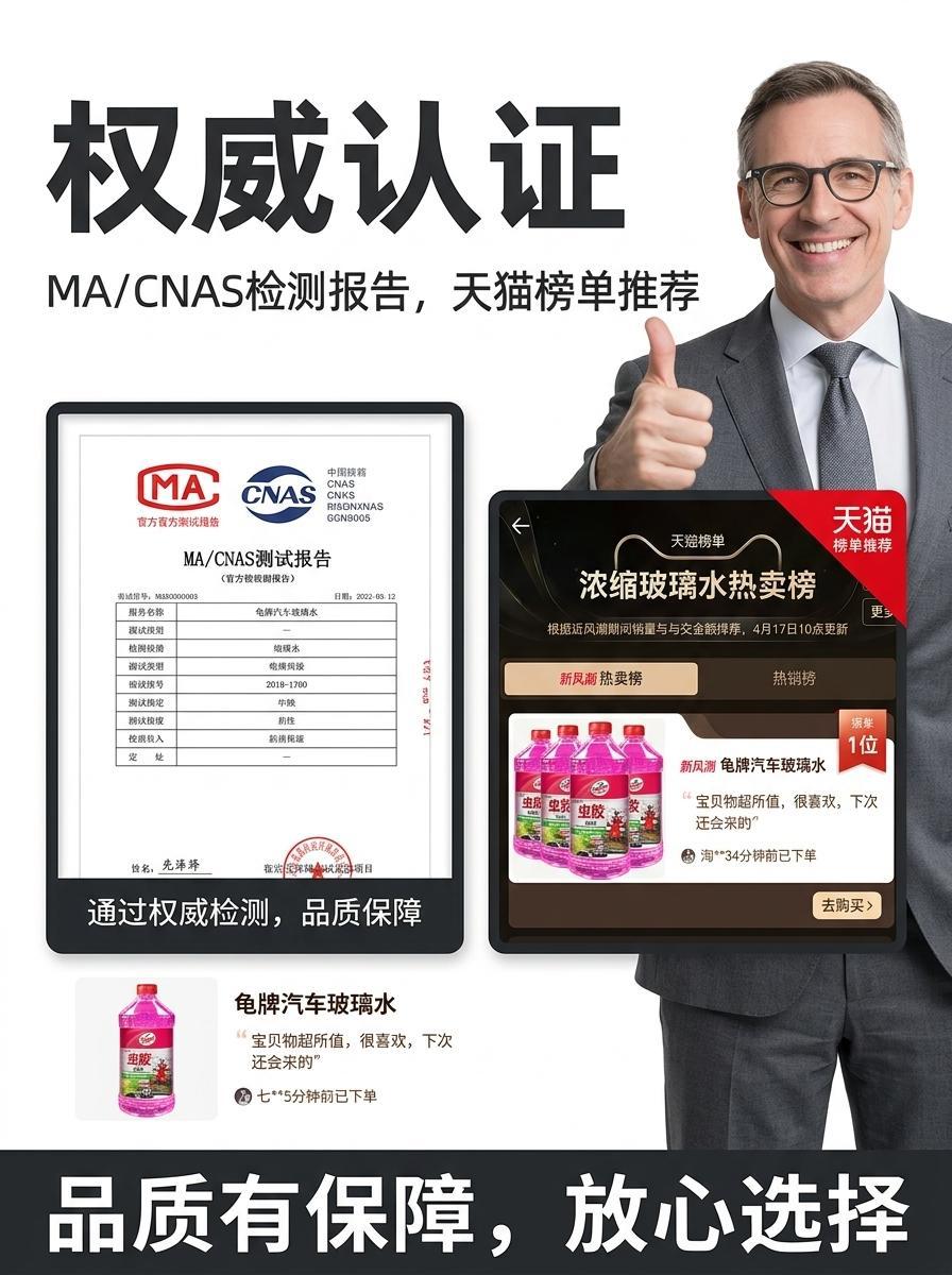 Free Shipping Turtle Wax Glass Cleaner for Summer Use, Removes Oil Film, Removes Insect Residue, Bird Droppings, Windshield Wiper Fluid, Car Cleaner 2L