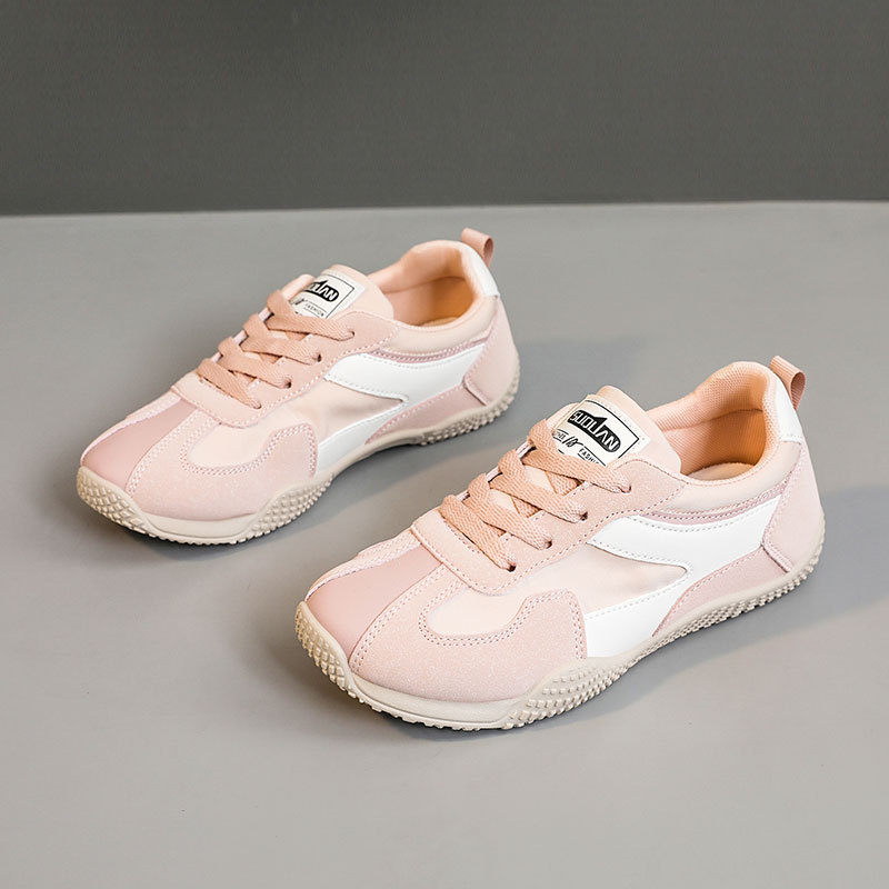 K1508 Nuove scarpe da ginnastica bianche traspiranti 2025 primavera e autunno casual suola sottile resistente all'usura stile coreano college board_voghion.com