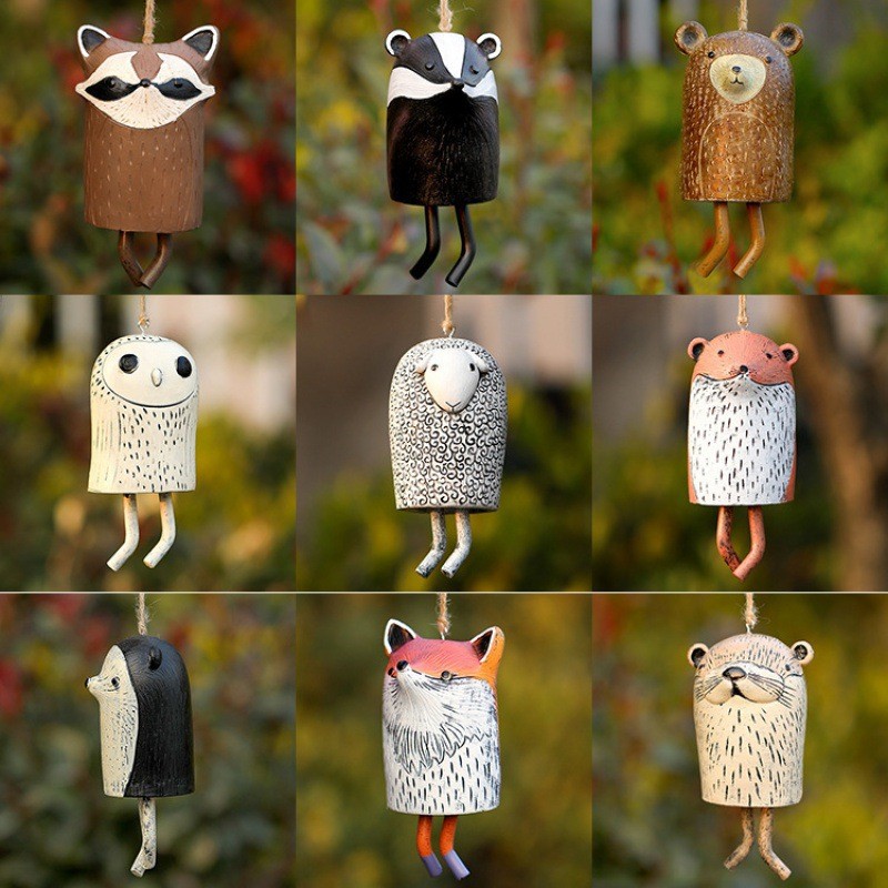 Garden Animal Wind Chime Hanging Resin Ornament Decoration_voghion.com