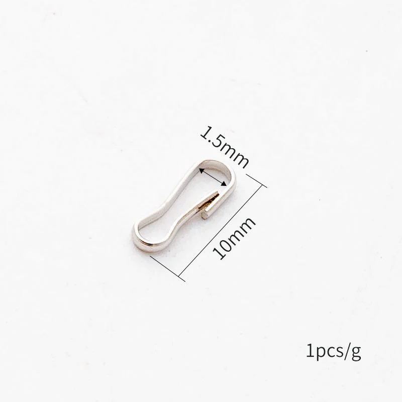 Accessory (Pengkai) Keychain Clip, Stainless Steel, Assorted Sizes, Pack of 100
