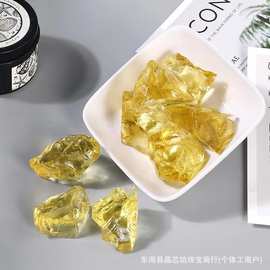 厂家黄琉璃 香薰扩香石水晶原石家居办公室装饰摆件批发