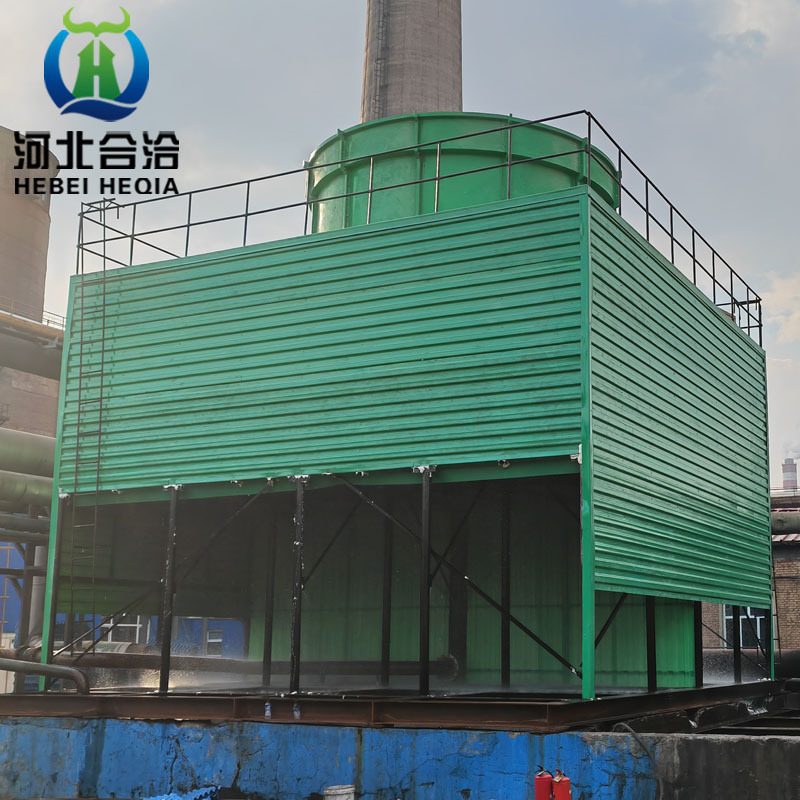玻璃钢冷却塔冷水塔方形冷却塔圆形封闭式冷却水塔小型凉水塔配件