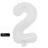 Brand white letters and numbers, evening dress, decorations, balloon, 40inch