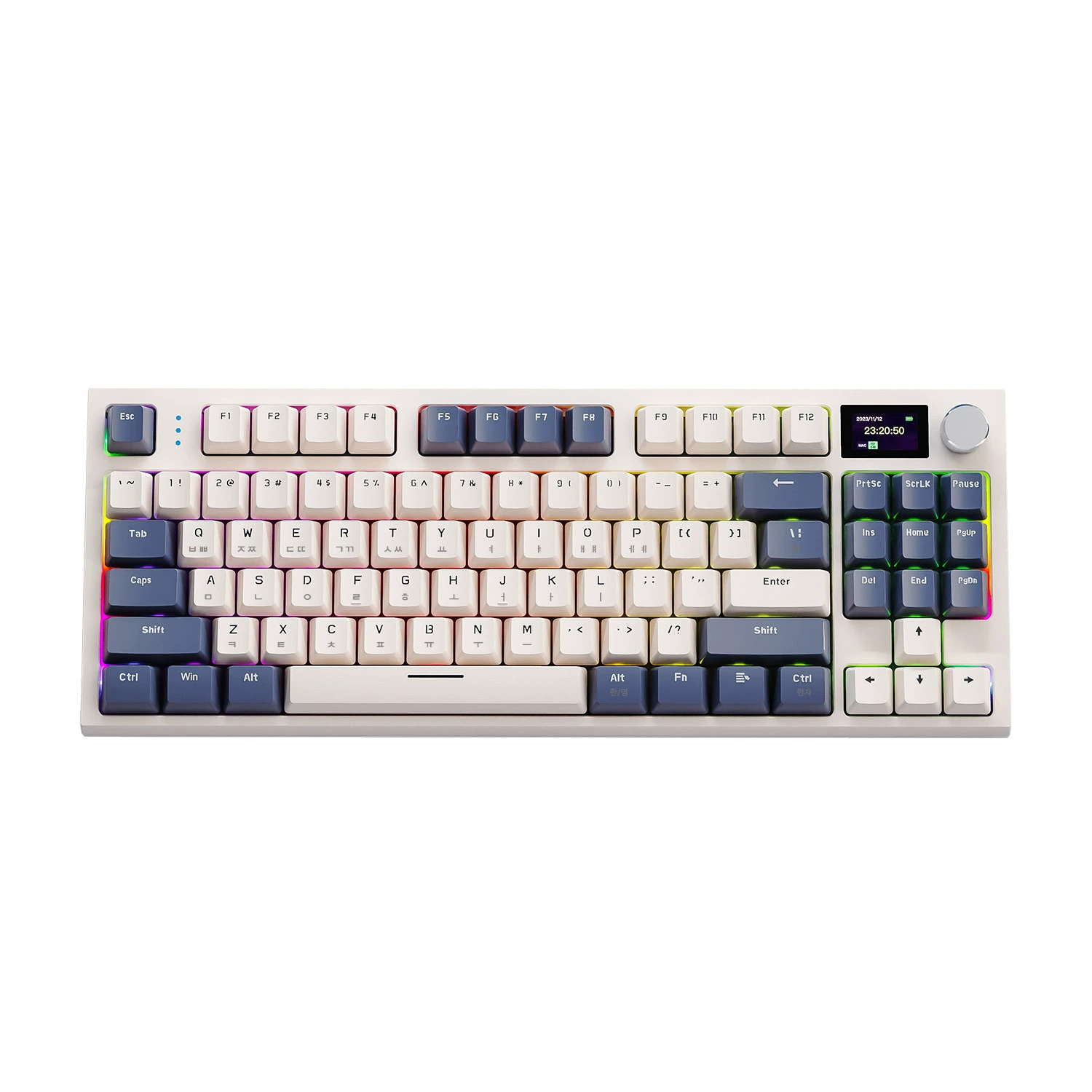 攻击鲨 K86 три режима RGB горячий разъем корейская механическая клавиатура корейская беспроводная Bluetooth корейская игровая клавиатура