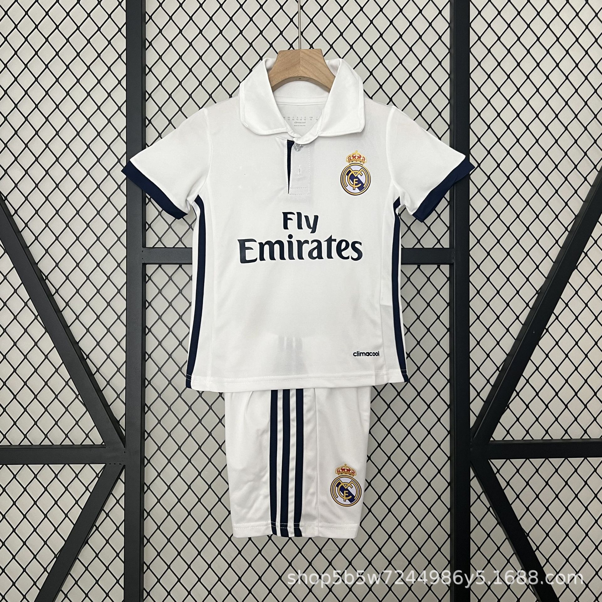 AC Brasil Alemania Real Madrid Camiseta de campo Ropa para niños Camiseta de fútbol Camiseta retro Traje de manga corta para niños