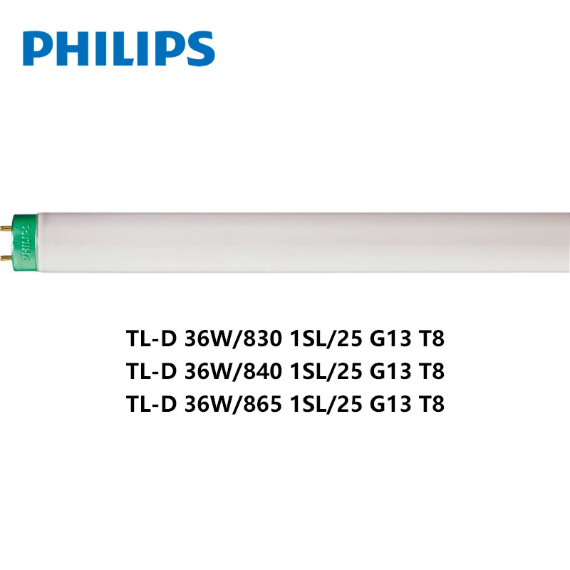 Лампа люминесцентная трехцветная TLD80 Philips T8 TLD36W/840/865 1.2m Лампа люминесцентная T8 G13
