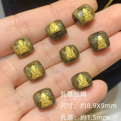 Natural Agarwood Accessories S925 Zərgərlik ara hissələri - agarwood-zakiram-single