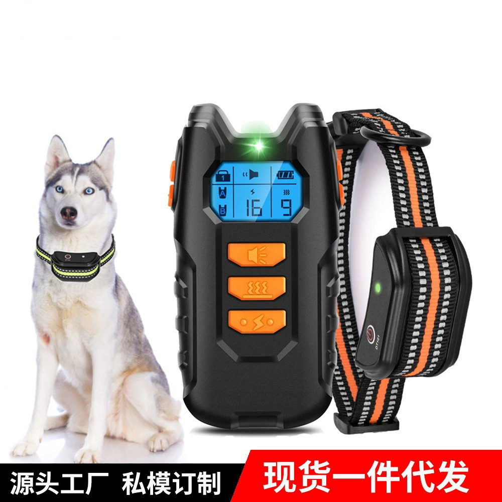 Новый дистанционный контроль собачий ошейник для домашних животных, чтобы остановить лай, тренировочный артефакт 1000 метров с препятствиями для удаленного управления собакой
