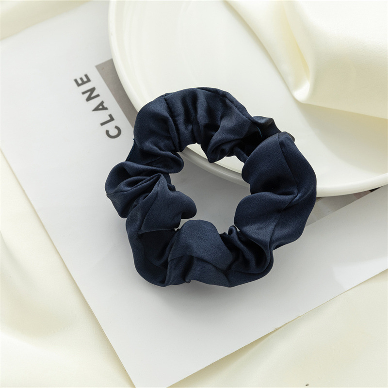 Nuevo anillo de cabello de seda Amazon color sólido universal anillo de cabello de seda coreana anillo de cabello de seda