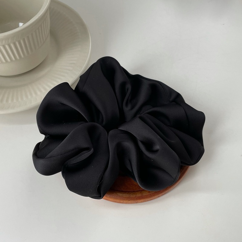 Fashion Solid Color Cloth Pleated Hair Tie 1 Piece display picture 4