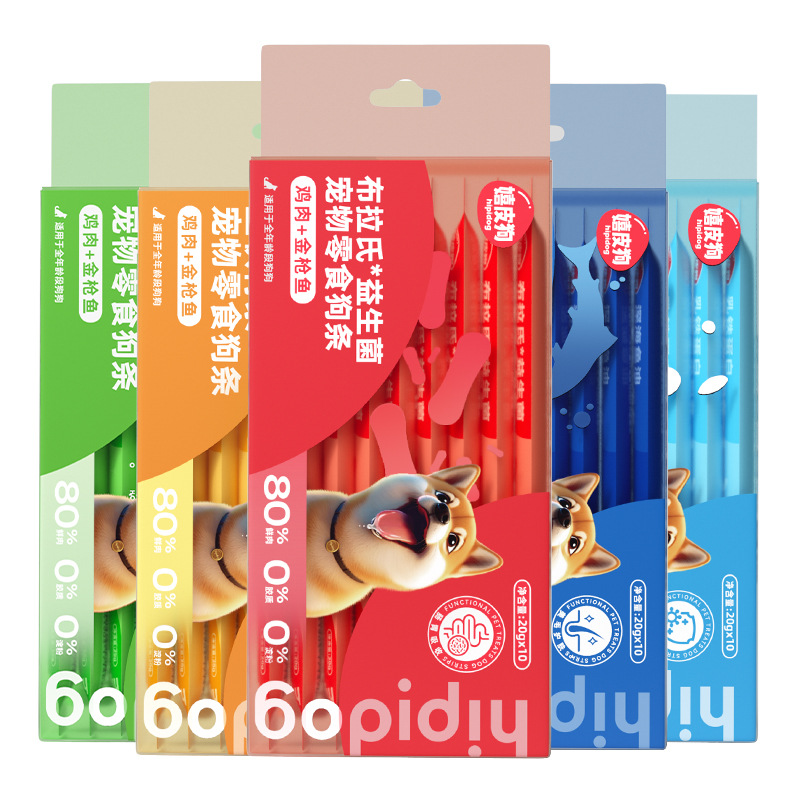 Perros pequeños y medianos, tiras funcionales para perros, nutrición, puré de carne, paquete de alimentos húmedos, bocadillos de peluche enlatados, comida para perros