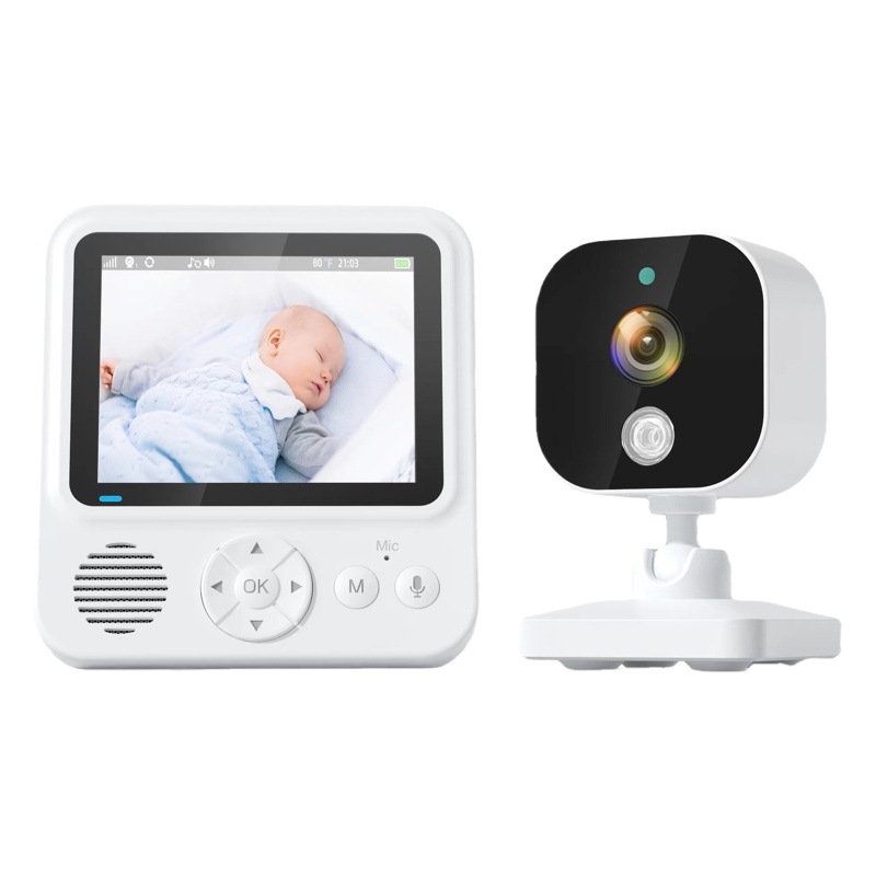 Cross-Border Wifi Baby Monitoring Camera 720P Mobile App Remote Care Infrared Night Vision Cry Alert