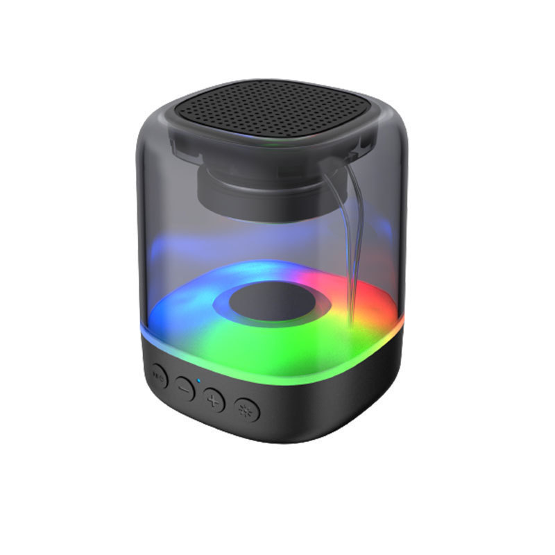 Nuevo altavoz Bluetooth 5.0 transfronterizo, audio fresco del teléfono móvil RGB, mini altavoz inalámbrico portátil al aire libre