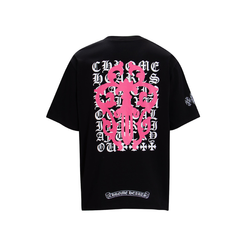 クロムハーツ カラークロスプリント半袖Tシャツ 男女兼用 25クロスボーダー 正規版|undefined