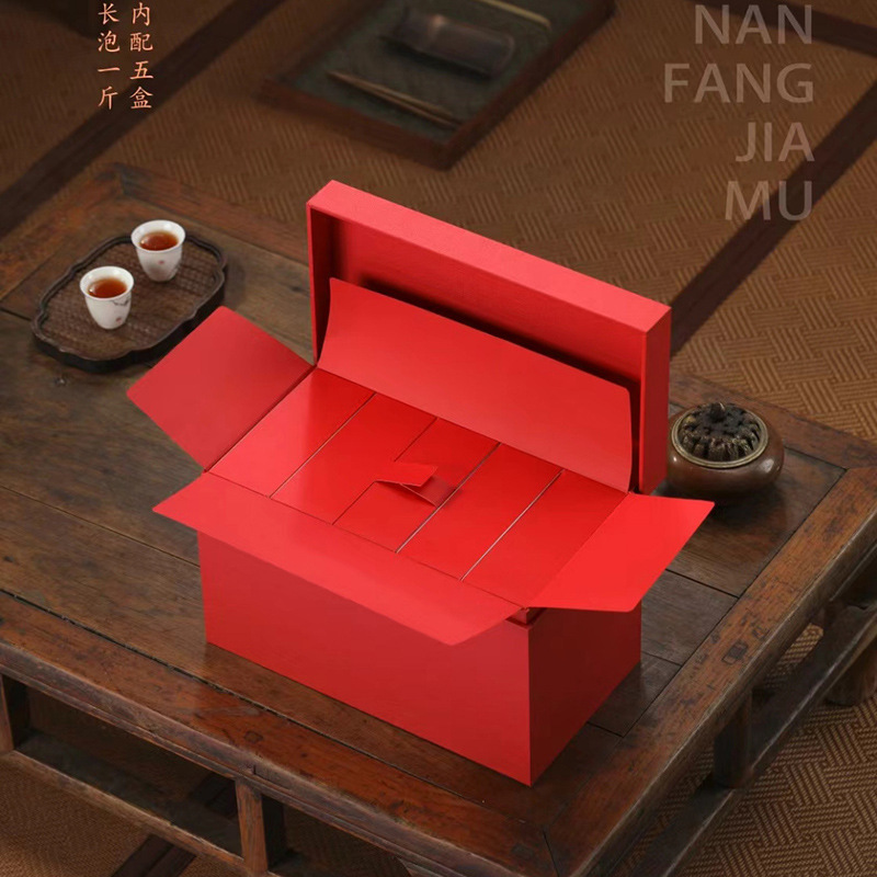 新款五合一装空礼盒武夷岩茶大红袍肉桂高档茶叶礼盒空盒