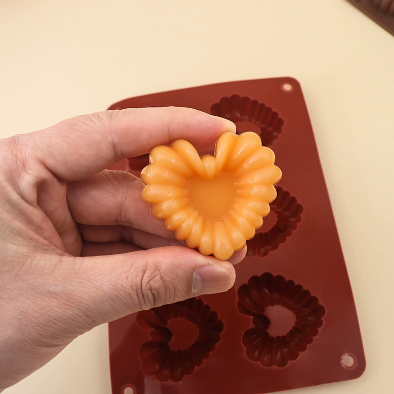 6 Lianlin silicon glue chocolate mold DIY cake tool cookie biscuits house baby supplementary food utensil