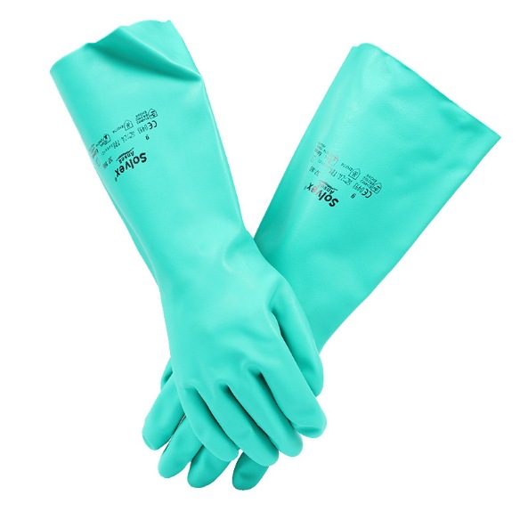 Ansell 安思尔 Slovex 37165丁腈橡胶防化手套37-165手套