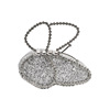 Shiny diamond small phone bag, food bag, 2023 collection, with gem