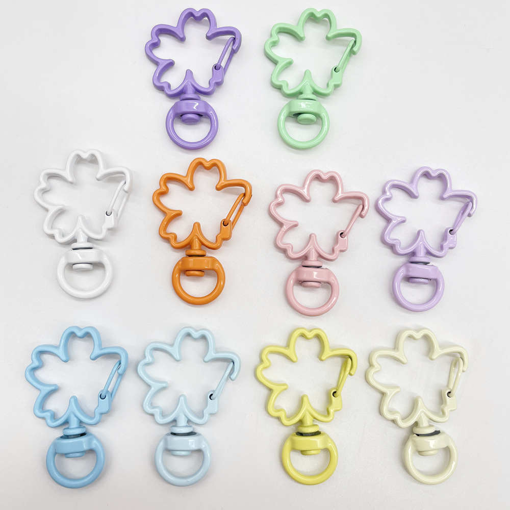 塗装済みスプリングバックル、塗装済みスプリングリング、特殊形状ハートキーホルダー、DIY手作りアクセサリーパーツ、ペンダント、車の鍵