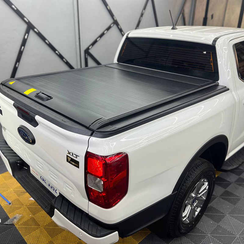 Cubierta trasera enrollable eléctrica para camionetas Ford Raptor F-150 Ranger Wildtrak XLT