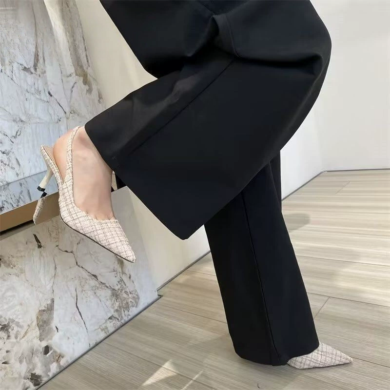 Маленькая морская соль, модные сандалии, стиль Chanel, новая коллекция