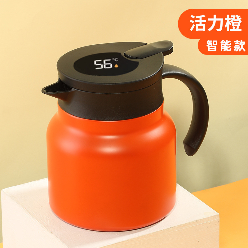 316 de acero inoxidable inteligente de alta temperatura hogar aislado hervidor de agua de gran capacidad con colador de té braseado tetera al por mayor
