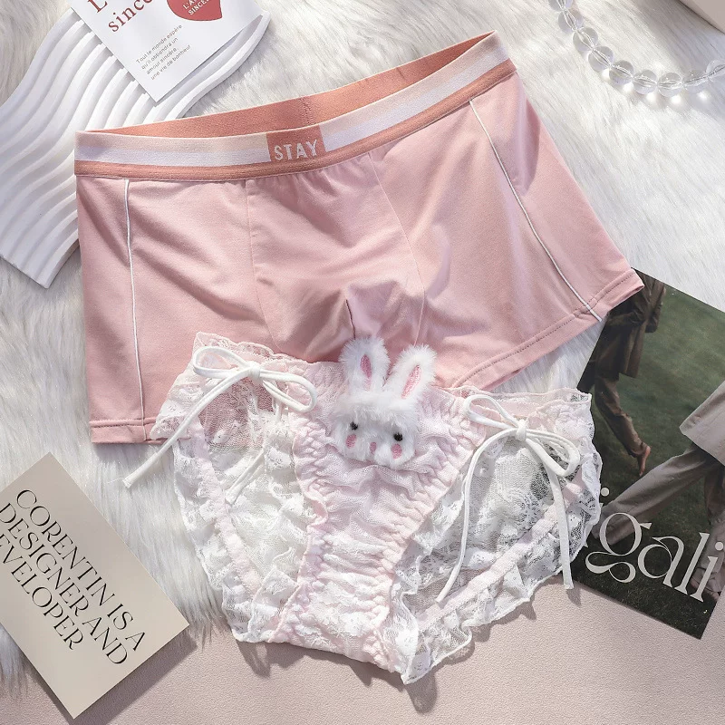 Летнее белье для любимых, sexy брюки, милый кружевной пояс, комплект