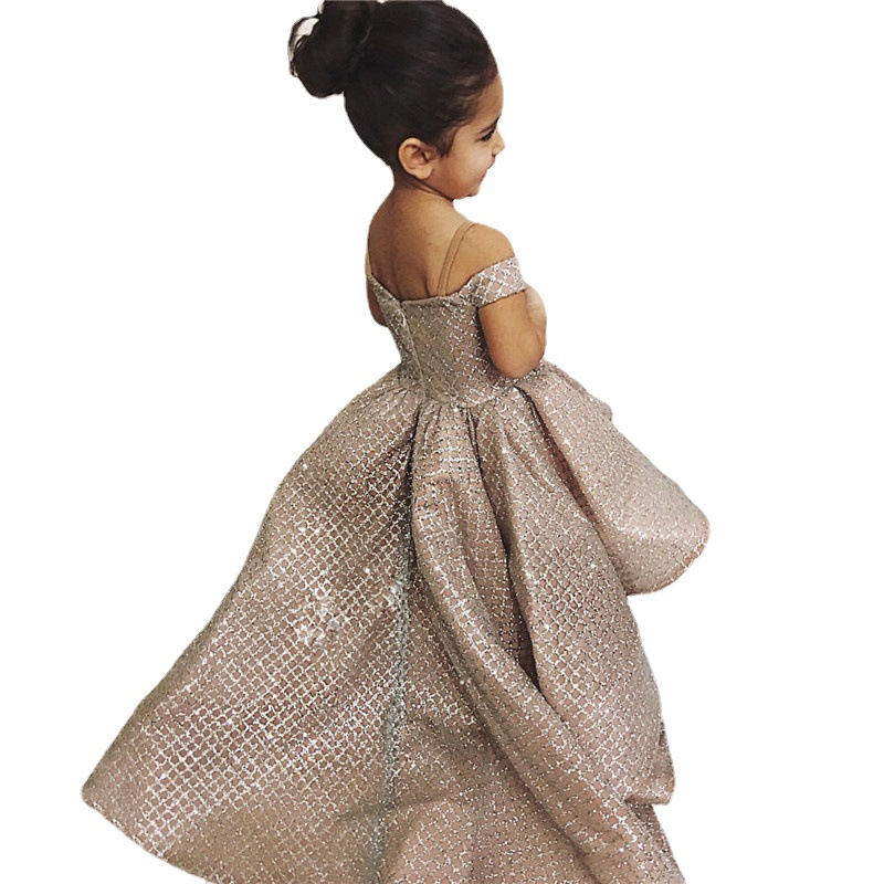 El comercio exterior de Europa y América Amazon AliExpress deseo coreano lindo princesa vestido de fiesta de cumpleaños vestido de niña de las flores traje