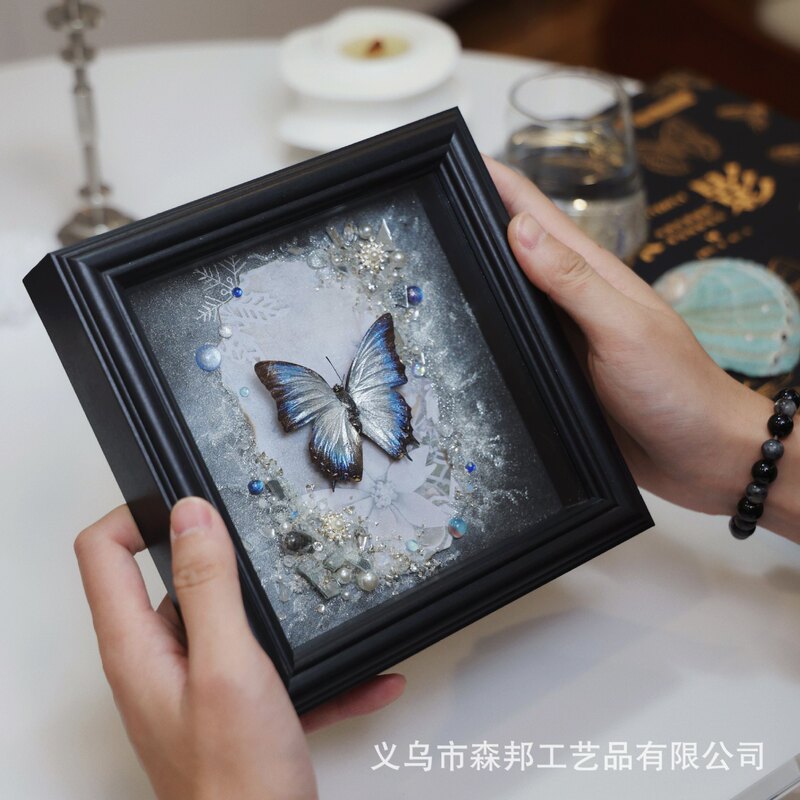 European-Style Hollow Three-Dimensional Photo Frame, Empty Frame Display Stand, Butterfly Specimen Frame, Badge DIY Specimen Hollow Photo Frame European-Style Hollow Three-Dimensional Photo Frame, Empty Frame Display Stand, Butterfly Specimen Frame, Badge DIY Specimen Hollow Photo Frame
