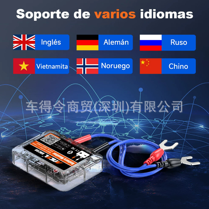 Vgate BA100 voltage bluetooth detector supports 12v and 24v voltage battery battery detection wholesale