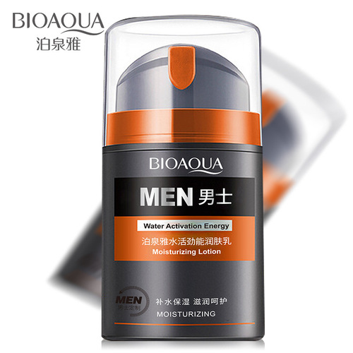 BIOAQUA Men's Facial Cream Muscle Revitalizing Moisturizing Lotion Hydrating Moisturizing Cream Men's Care Facial Cream Cosmetics