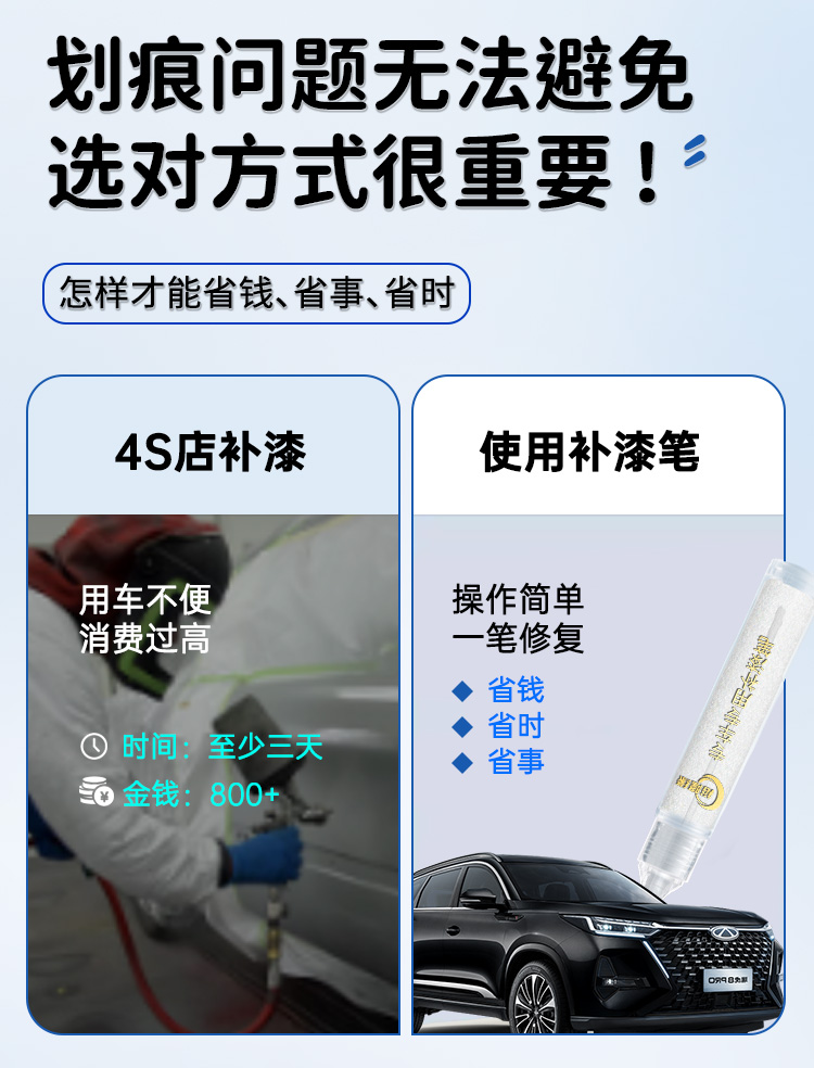Chery Tiggo 8 Pro touch-up paint pen, 25 types of car paint scratch repair products, car modification accessories