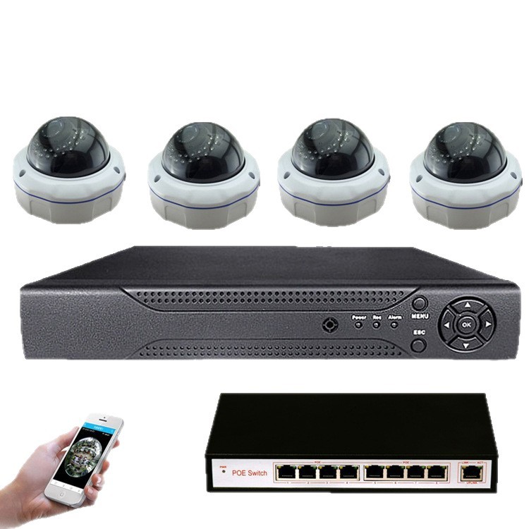 Sistema integrado de cámara de monitoreo accesorios de monitoreo 400W conjunto de monitoreo poe equipo de monitoreo de seguridad