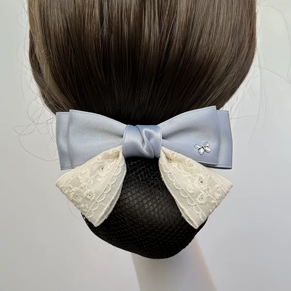 Professional Hairnet, Nurse Hairnet, Hotel Stewardess Bowknot Work Hairpin, Hair Accessories
