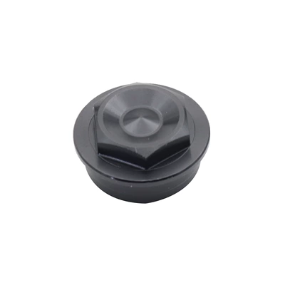 Motorcycle wheel hub, KTM/Husiwana aluminum alloy front - black-front-right-axle-cap