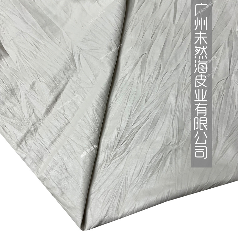 头层小牛皮抓花抓皱服装用牛皮真皮
