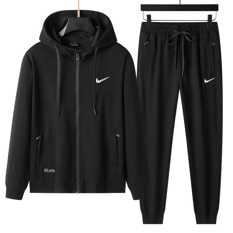 Cross-Border Sports Casual Suit Men's Trendy Hooded Sweatshirt Jogger Pants Men's Spring New Two-Piece Set Men's Clothing Cross-Border Sports Casual Suit Men's Trendy Hooded Sweatshirt Jogger Pants Men's Spring New Two-Piece Set Men's Clothing