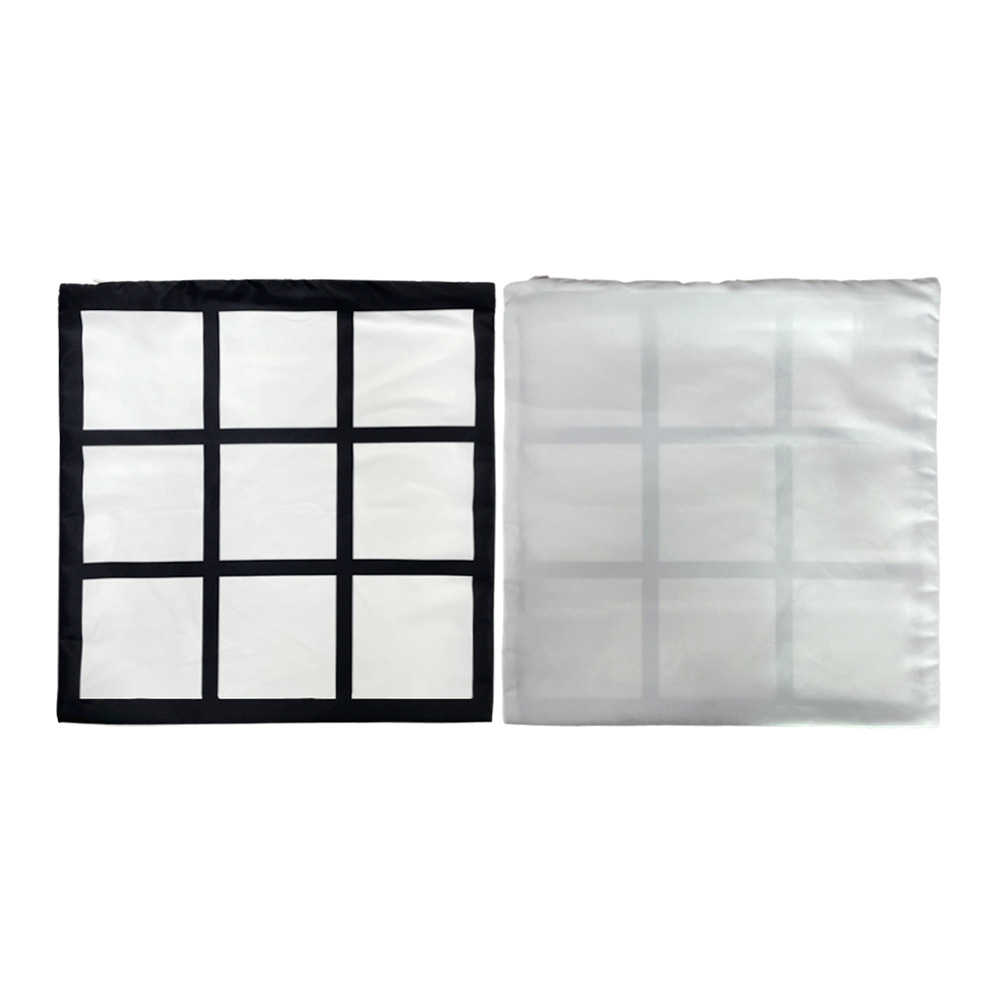 Impresión de transferencia térmica directa de fábrica funda de almohada de piel de melocotón sin núcleo de almohada de moda consumibles en blanco al por mayor
