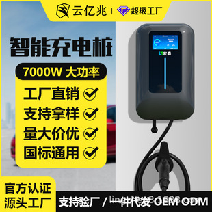 Yunyi Zhao New Energy Electric Vehicle Smart Home Commercial Shared Manufacturer Direct Sales 7Kw32A Ac Charging Pile