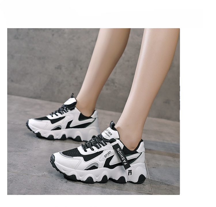 Women's Fashion Color Block Round Toe Sports Shoes display picture 5
